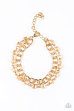 Block Party Princess - Gold Paparazzi Necklace Set