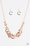 Royal Circus - Rose Gold Paparazzi Necklace Set