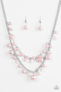 Blissfully Bridesmaid - Pink Paparazzi Necklace Set