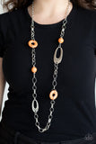 Artisan Artifact - Orange Paparazzi Necklace