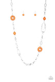 Artisan Artifact - Orange Paparazzi Necklace