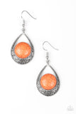 Rio Rancho Resplendence - Orange Paparazzi Necklace Set