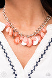 Treasure Shore - Orange Paparazzi Necklace Set