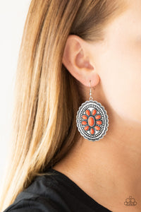 Absolutely ApoThecary - Orange Paparazzi Earrings