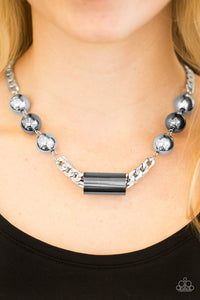 All About The Attitude Multi - Silver Paparazzi Necklace