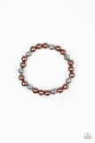 Poised For Perfecton - Brown Paparazzi Bracelet