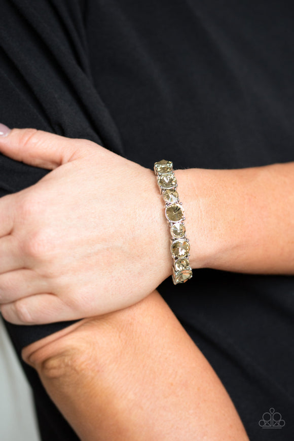 Born To Bedazzle - Brown Paparazzi Bracelet