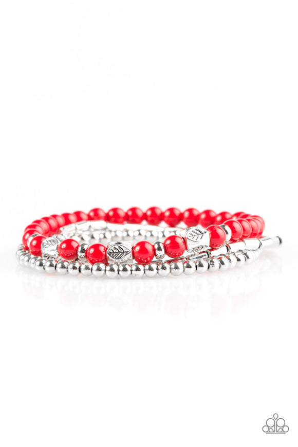 What a Tree - Red Paparazzi Bracelet