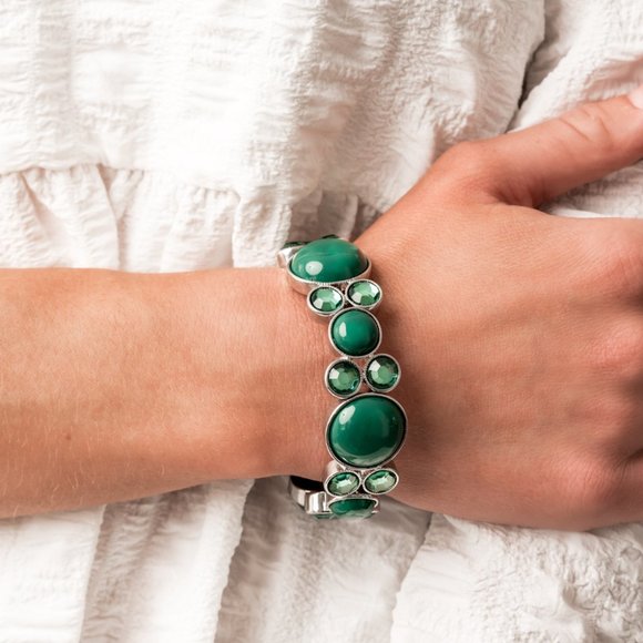 Celestial Escape - Green Paparazzi Bracelet