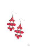 Bay Breezin' - Red Paparazzi Earrings