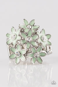 Blooming Bouquets - Green Paparazzi Ring