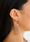 Bough Out - Copper Paparazzi Earrings