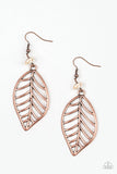 Bough Out - Copper Paparazzi Earrings