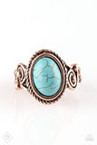 Cactus Creek Copper - Blue Paparazzi Ring