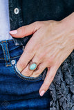 Cactus Creek Copper - Blue Paparazzi Ring