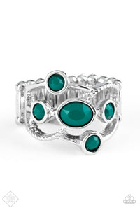 Carnival Catwalk - Green Paparazzi Ring