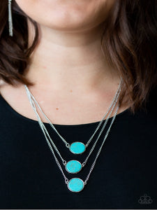 CEO Of Chic - Blue Paparazzi Necklace