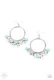 Chroma Chimes - Green Paparazzi Earring Set