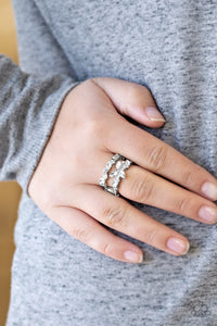 Cosmo Collection - White Bling Paparazzi Ring