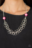 Daring Diva - Pink Paparazzi Necklace