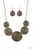 Deserves a Medal - Brass Paparazzi Necklace