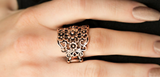 Divinely Daisy - Copper Paparazzi Ring