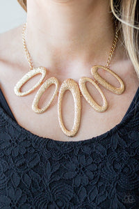 Easy Tigress - Gold Paparazzi Necklace