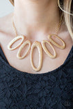 Easy Tigress - Gold Paparazzi Necklace