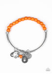 Ever Everest - Orange Paparazzi Bracelet