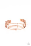 Face the METALLIC Music - Copper Paparazzi Bracelet