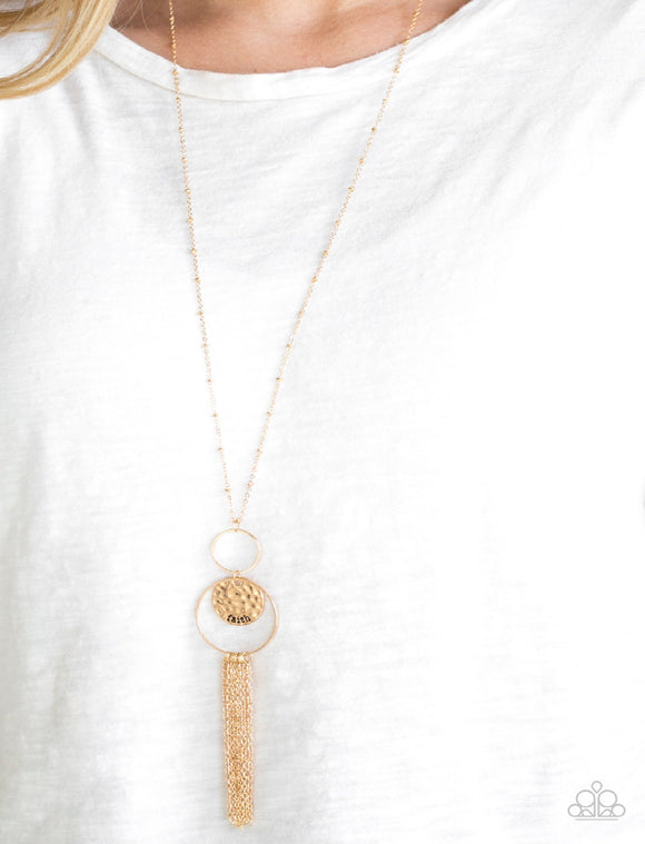 Faith Makes All Things Possible - Gold Paparazzi Necklace