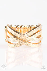 Final Statement - Gold Paparazzi Ring