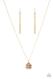 Find Joy - Gold Paparazzi Necklace