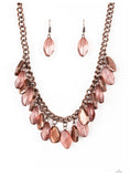 Fringe Fabulous - Copper Paparazzi Necklace