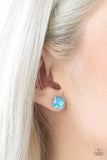 Girls Will Be Girls - Blue Paparazzi Earrings