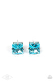 Girls Will Be Girls - Blue Paparazzi Earrings