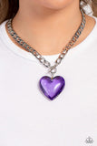 GLASSY Hero - Purple Paparazzi Necklace