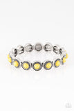 Globetrotter Goals - Yellow Paparazzi Bracelet