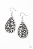 Glow With The Flow -  Silver Paparazzi Earrings