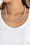 Gobstopper Glamour - White Paparazzi Necklace