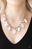 Grand Canyon Grotto - White Paparazzi Necklace