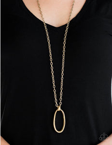 Grit Girl - Brass Paparazzi Necklace