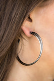 Haute Gossip -  Black Paparazzi Earrings