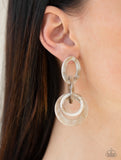 Havana Haute Spot - Brown Acrylic Paparazzi Earrings