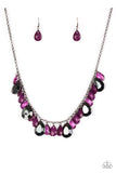 Hurricane Season - Purple Paparazzi Necklace