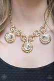 Hypnotized - Blockbuster - Gold Paparazzi Necklace