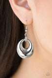 In the Bright Place At the Bright Time - Silver Paparazzi Earrings