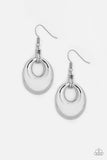 In the Bright Place At the Bright Time - Silver Paparazzi Earrings