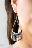 In ROGUE - Silver Paparazzi Earrings