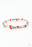 Into Infinity - Red Paparazzi Bracelet